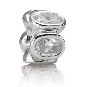 Pandora clear oval lights charm